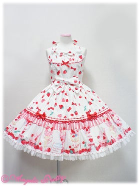 Strawberry Parlour Tiered JSK by Angelic Pretty