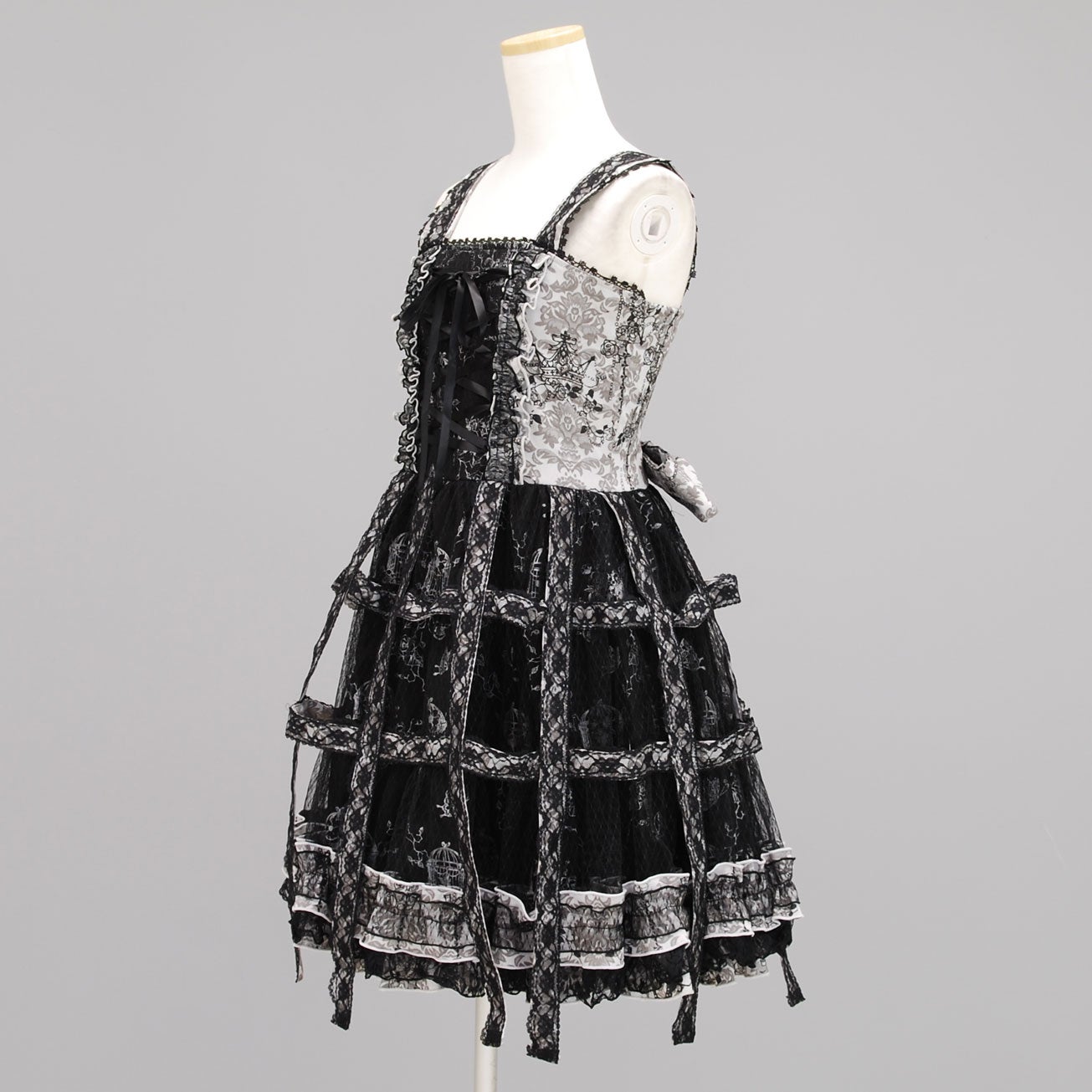 FRILL Birdcage Skirt JSK by h.NAOTO