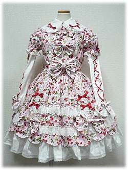 Angelic Pretty いちごポシェット　Princess Strawberry Princess OP by Angelic Pretty