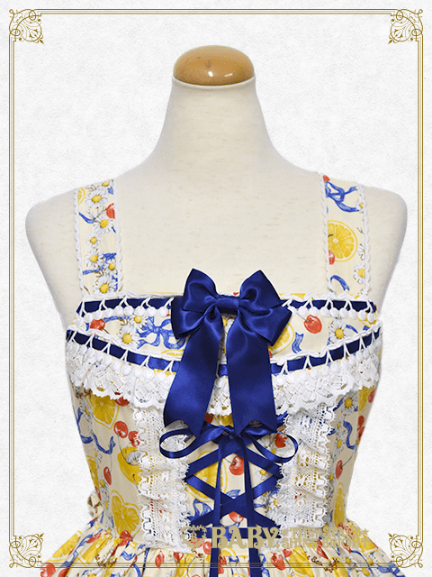 BABY Cheerful Lemon柄JSK Cheerful Lemon JSK I by Baby, the Stars Shine Bright