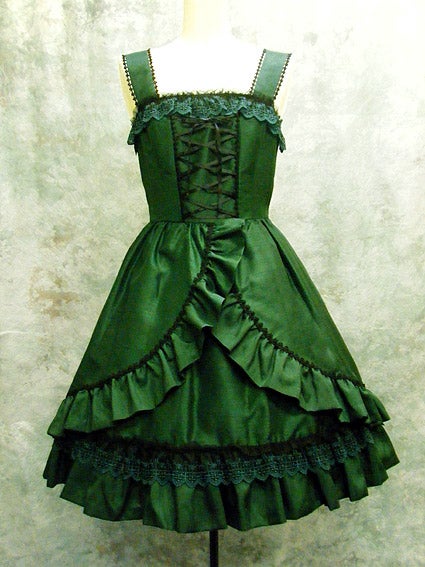 Cross Arch Lace Up JSK by Moi-même-Moitié