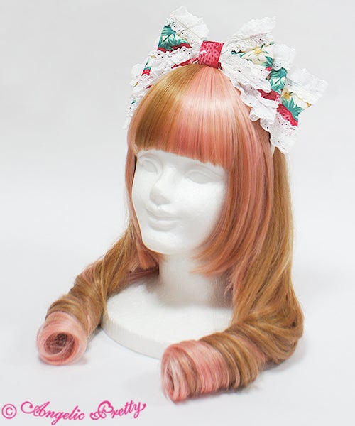 Strawberry Whip Head Bow (2016 2nd Release) by Angelic Pretty