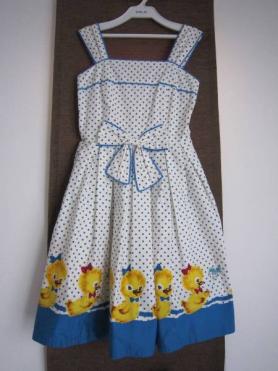 Polka Dot Duck Print Sundress JSK by Emily Temple Cute
