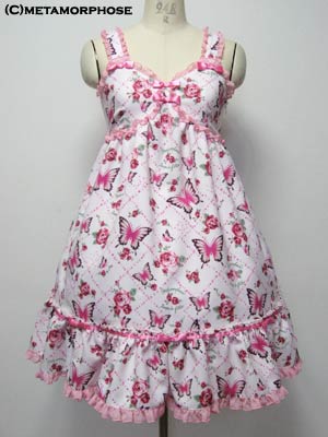 ワンピース Jewel Butterfly JSK Jewel Butterfly High Waist JSK by Metamorphose Temps de Fille