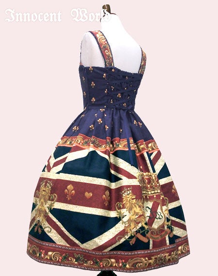 Union Jack Just Waist JSK by Innocent World