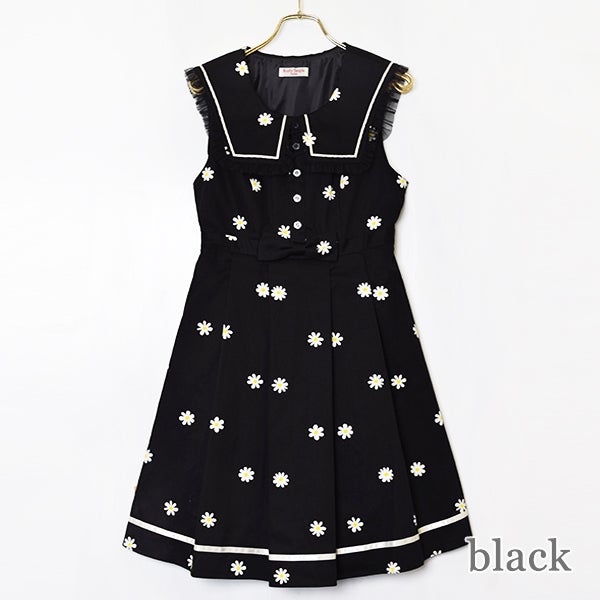 Emily Temple Cute デイジー柄ワンピ Daisy Sailor JSK by Emily Temple Cute
