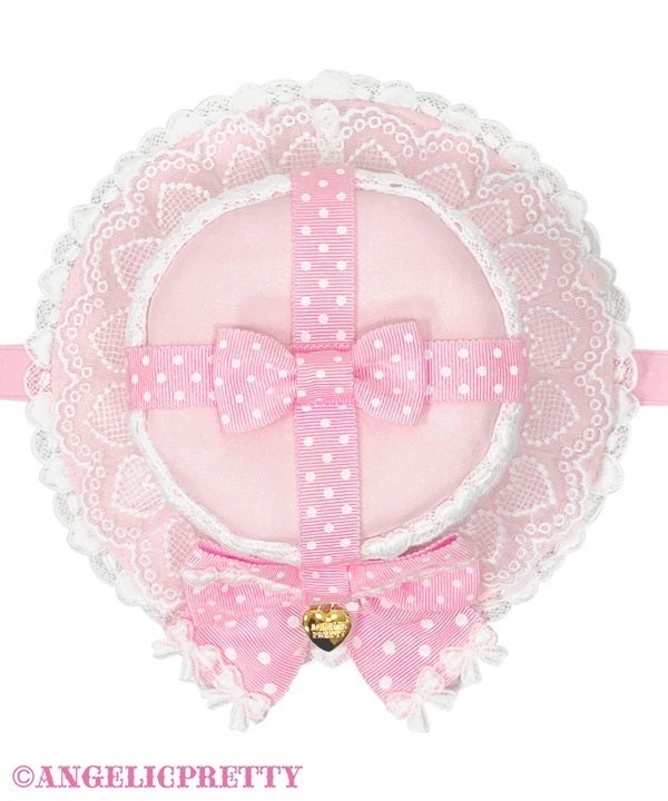 Airy Heart Gift Ribbon Mini Hat by Angelic Pretty