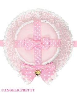 Airy Heart Gift Ribbon Mini Hat by Angelic Pretty Airy Heart Gift Ribbon Mini Hat by Angelic Pretty