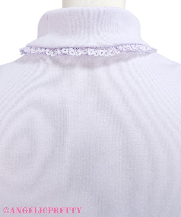 Lacy Heart Turtleneck Cutsew by Angelic Pretty