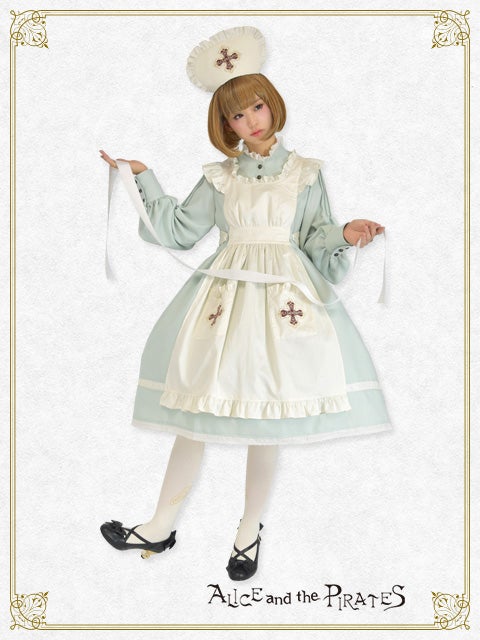 Anne Nurse Set (OP/Apron/Nurse Cap) by Alice and the Pirates