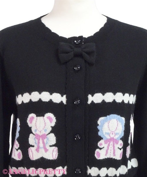 Fancy Border Knit Cardigan by Angelic Pretty