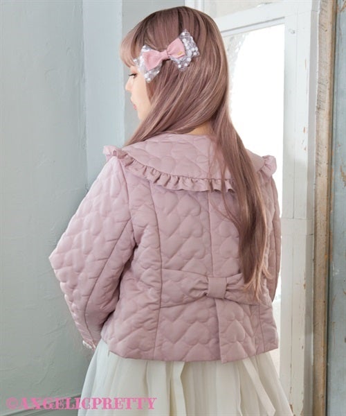 Fluffy Heart Short Coat by Angelic Pretty