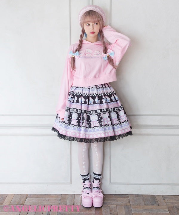 Fancy Border Skirt by Angelic Pretty