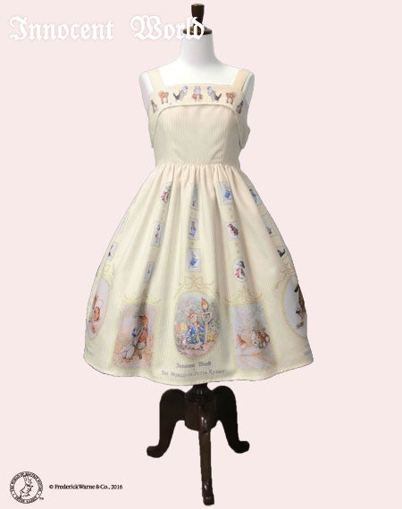 ecrair　Innocent World ピーターラビット　JSK Peter Rabbit™ High Waist JSK by Innocent World