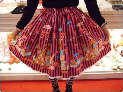 CL / Candy Star Rabbit Mini Skirt by Metamorphose Temps de Fille