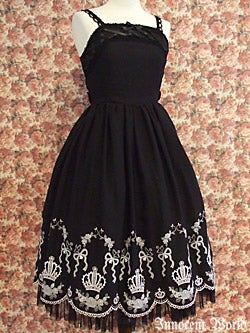 Crown Embroidery JSK (Long) by Innocent World