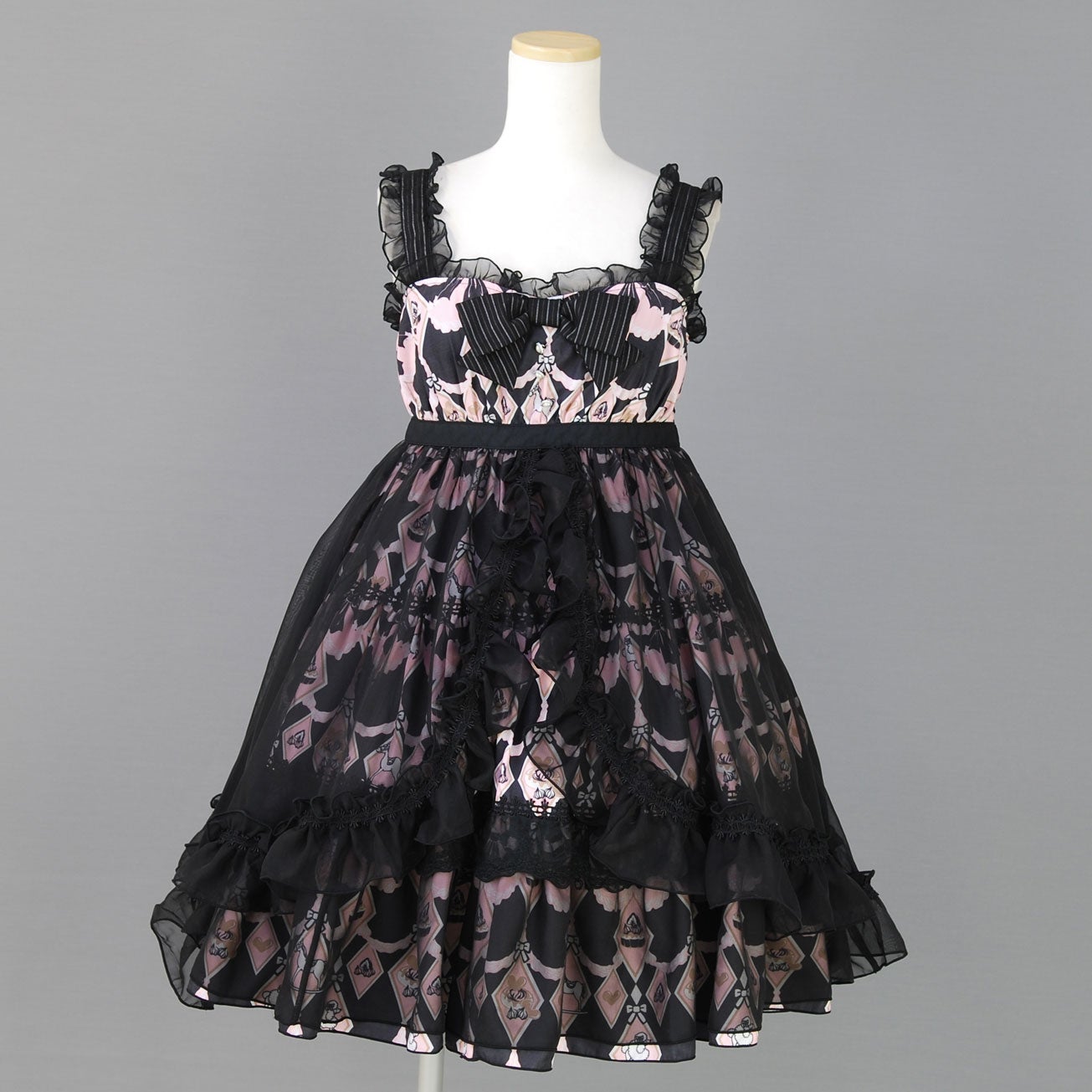 FRILL Poodle High Waist JSK by h.NAOTO