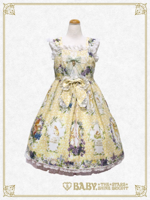 Happy Easter ~Easter Bunny's Spring Garden~ Cross JSK by Baby, the