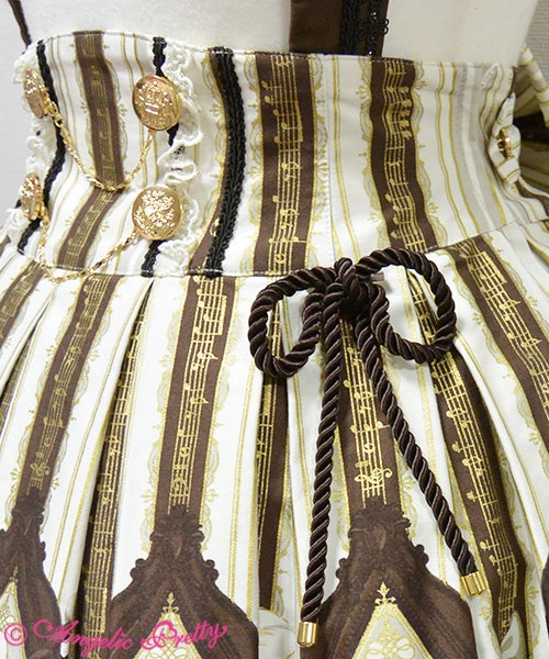 Quartet Chocolate Skirt by Angelic Pretty