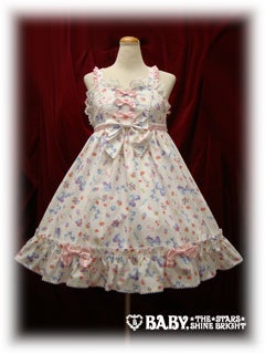 Pony in Sweet Dream Print Babydoll JSK by Baby, the Stars Shine Bright