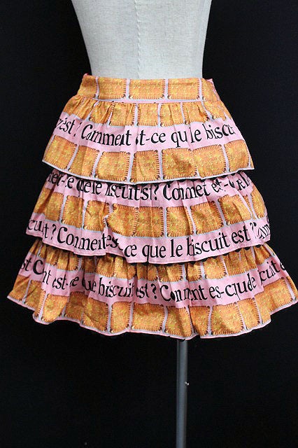 Biscuit Print Skirt (2009) by Emily Temple Cute