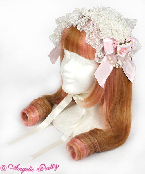 Angelic Pretty ローズベールカチューシャ Princess Rose Headdress by Angelic Pretty