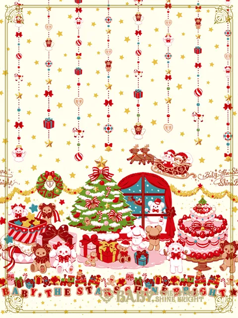 Kumya's Doki☆Doki Christmas Party Echarpe by Baby, the Stars