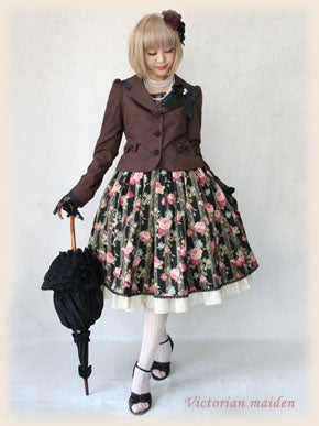 Lace Rose Ribbon OP by Victorian Maiden