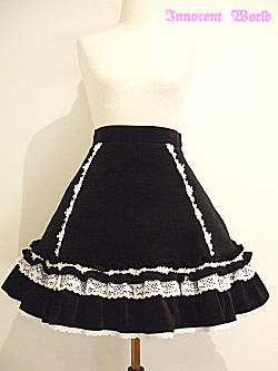 Innocent World バッスルスカート Velveteen Bustle Skirt by Innocent World