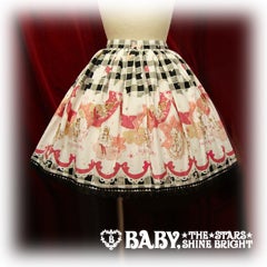 baby アリスのリボン王国柄スカート Alice in Ribbon Kingdom Skirt by Baby, the Stars Shine Bright
