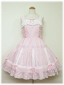 Vertical Pintuck JSK (2006) by Angelic Pretty