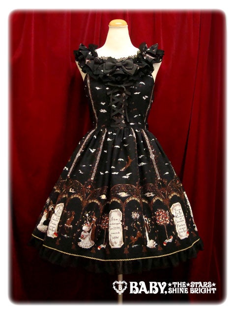 ALICE and the PIRATES黒ネコと魔女と林檎の樹JSK Black Cat, Witch and the Apple Tree JSK II by Alice and the Pirates