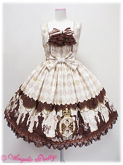 Chess Chocolate Jabot JSK (2011 2nd Release) by Angelic Pretty