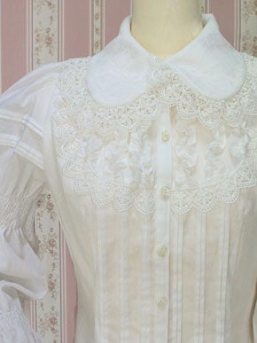 victorian maiden　リリーレースブラウス（オフホワイト） Lily Lace Blouse by Victorian Maiden