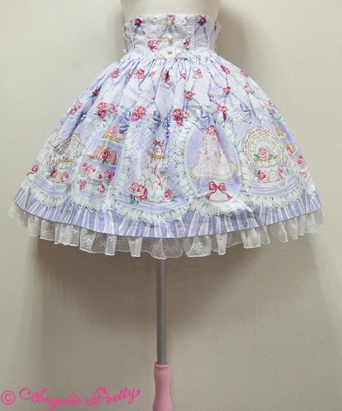 Salon de thé Rose Skirt by Angelic Pretty