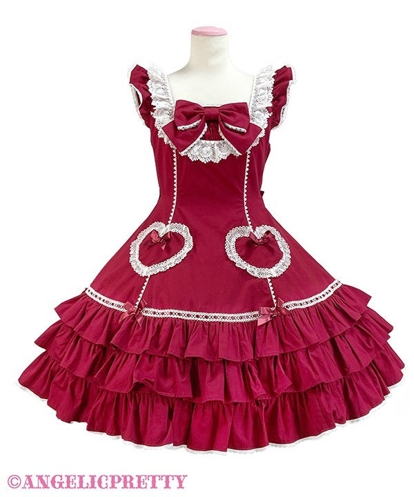 Cute Heart JSK (2024 2nd release) by Angelic Pretty