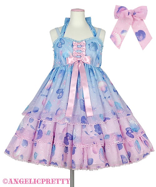 Dream Marine Brilliant Color Special JSK Set by Angelic Pretty