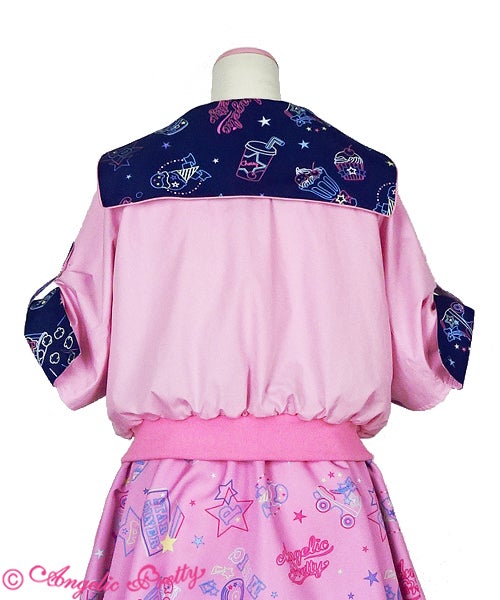 Angelic Pretty Neon star diner ブルゾン 半袖 Neon Star Diner Sailor Blouson by Angelic Pretty