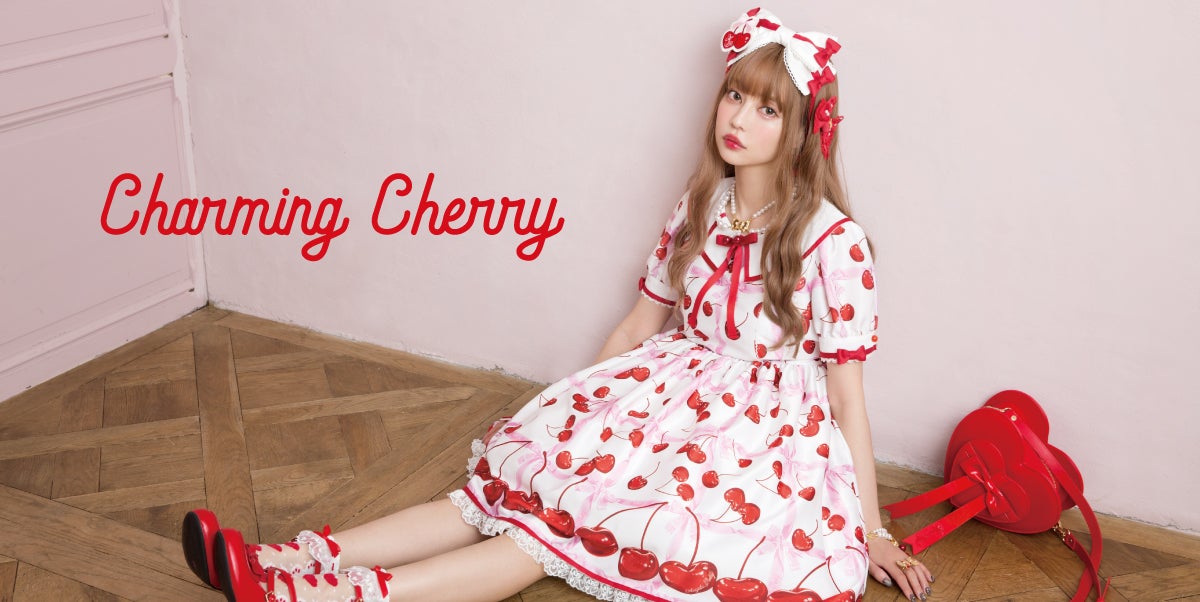 Charming Cherryワンピース Charming Cherry OP by Angelic Pretty