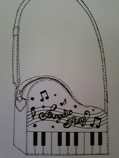 Fancy Melody Piano Pochette by Angelic Pretty