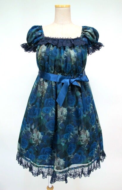 Blue Rose Chiffon OP by Moi-même-Moitié