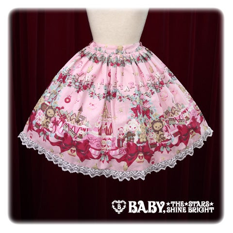 3598♡ピンクドリーミークリスマス ナイトウィッシュ セット アイカツスターズ Kumya chan's Christmas Holly Night Skirt by Baby, the Stars Shine
