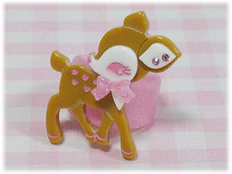 小鹿のミルキーちゃんリング Milky-chan the Fawn Ring by Angelic Pretty