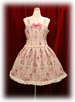 Antoinette Bouquet Print Gobelin Corset JSK by Baby, the Stars