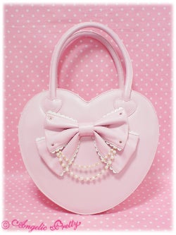 Jewelry Ribbon Heart Bag by Angelic Pretty
