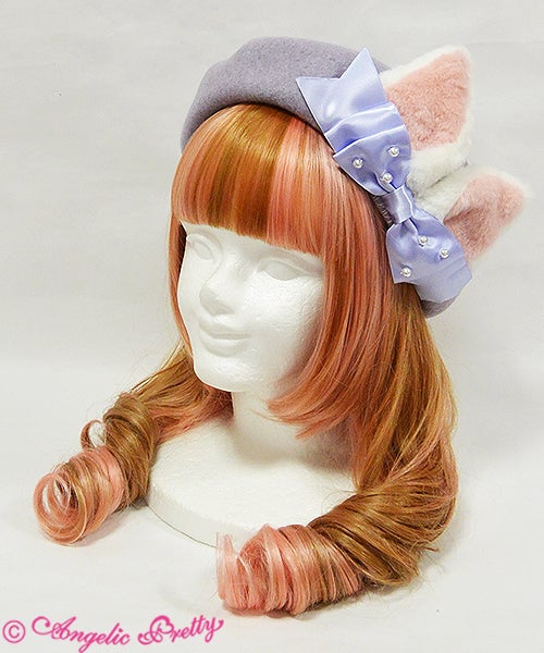 Angelic Pretty ミニベレー帽 Whimsical Cat Beret by Angelic Pretty
