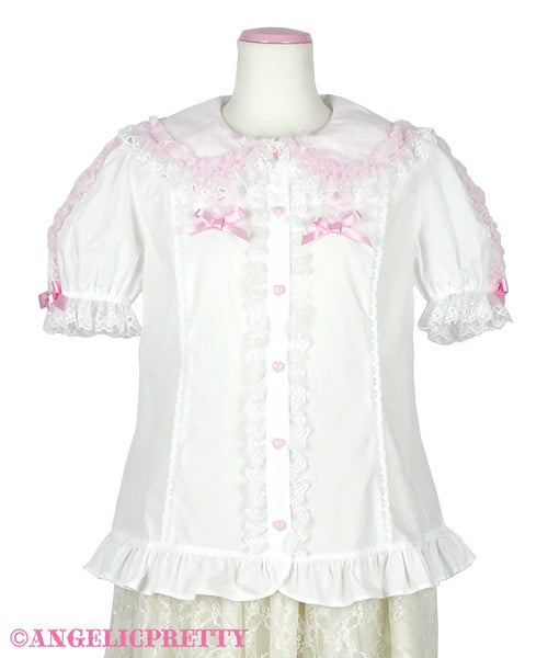 Topping Heart Blouse (2021 2nd Release) by Angelic Pretty