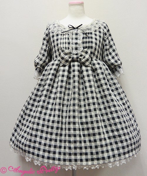 Angelic Pretty Sugaryギンガムワンピース Sugary Gingham OP (2015 3rd Release) by Angelic Pretty