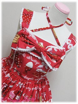 French Cafe Chest Ribbon JSK by Angelic Pretty