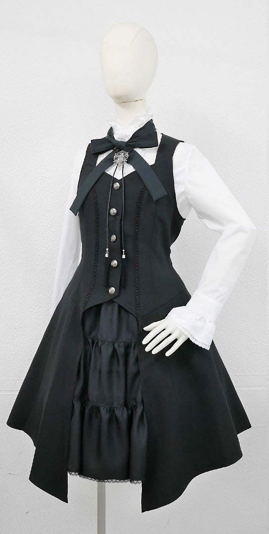 Kaberu Long Vest by Miho Matsuda